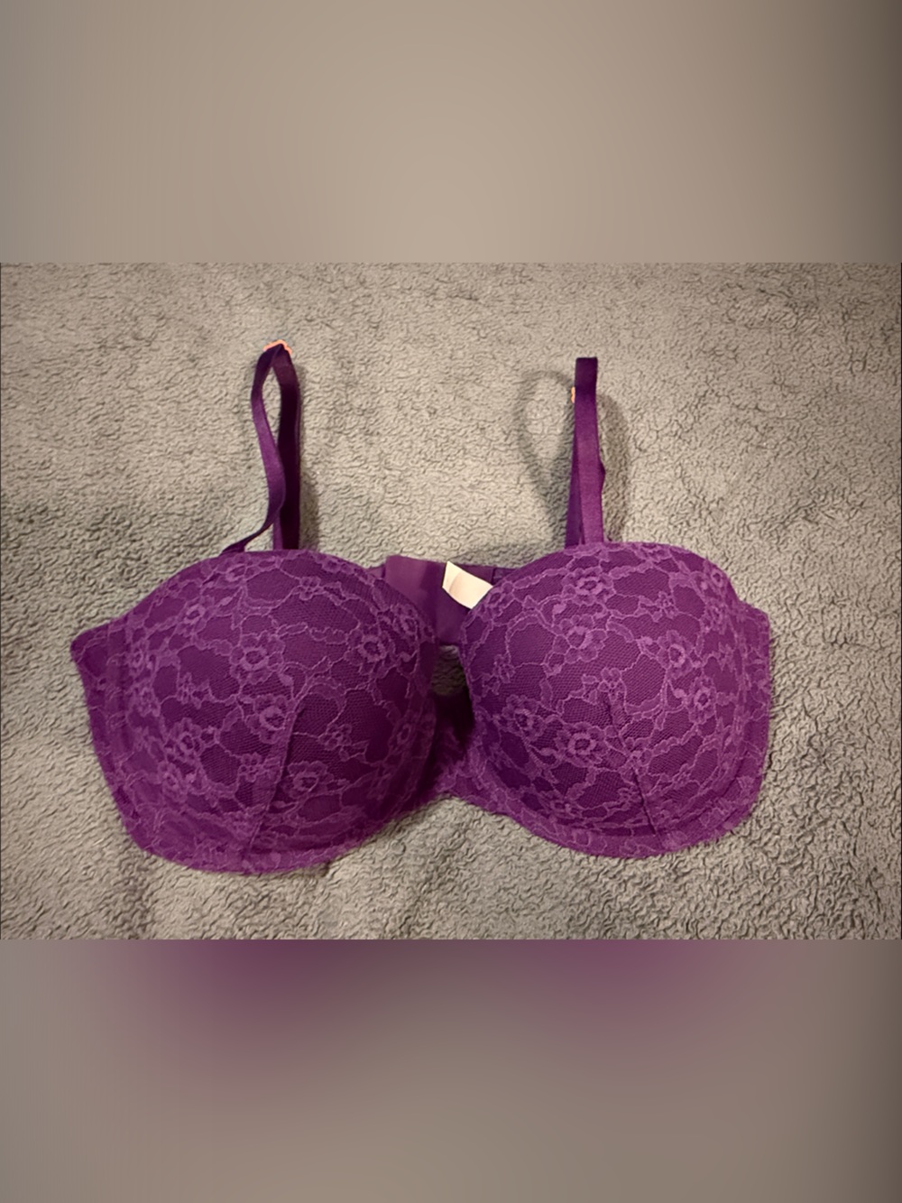 Multi-way Purple Lace Underwire Bra